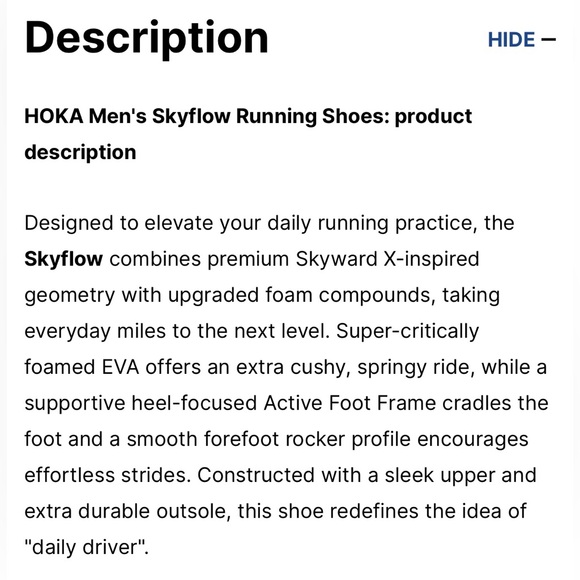 Hoka Skyflow Running Shoes - Picture 14 of 15